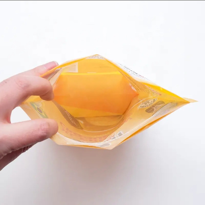 Thẻ đóng băng theo yêu cầu Thẻ đứng đứng có thể tái chế Thẻ đóng gói thực phẩm nướng nướng với khóa khóa