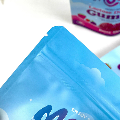 Thẻ in tùy chỉnh chống ẩm Mylar Stand-Up pouch Thẻ niêm phong Zipper For Candy Tea Gift Nut Packaging