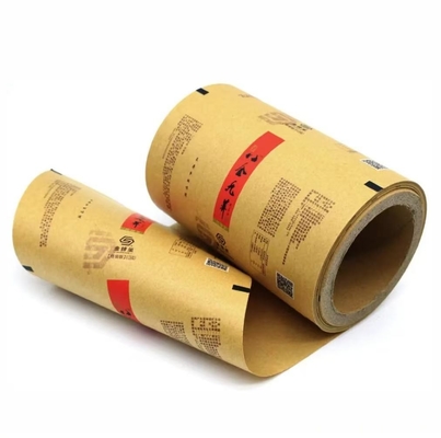 Bao bì giấy kraft tùy chỉnh và cuộn phim nhựa cho bánh quy trà, khoai tây chiên thực phẩm - phân hủy sinh học và chất lượng thực phẩm