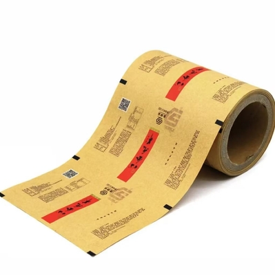 Bao bì giấy kraft tùy chỉnh và cuộn phim nhựa cho bánh quy trà, khoai tây chiên thực phẩm - phân hủy sinh học và chất lượng thực phẩm
