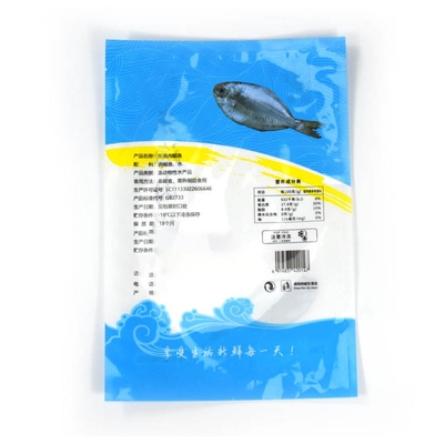 In tùy chỉnh, niêm phong nhiệt, mảng, túi phẳng nylon chống rò rỉ, bao bì thực phẩm đông lạnh thịt và cá bằng nhựa, túi chân không