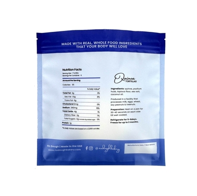 Nhập khẩu bán buôn tùy chỉnh in ba mặt đóng kín túi, chất lượng thực phẩm túi nhựa polyethylene, với cửa sổ và bít-cít có thể sử dụng lại zipper