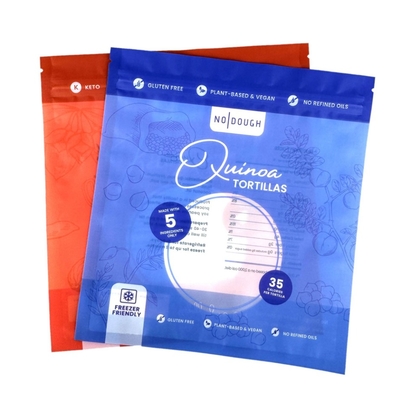 Nhập khẩu bán buôn tùy chỉnh in ba mặt đóng kín túi, chất lượng thực phẩm túi nhựa polyethylene, với cửa sổ và bít-cít có thể sử dụng lại zipper