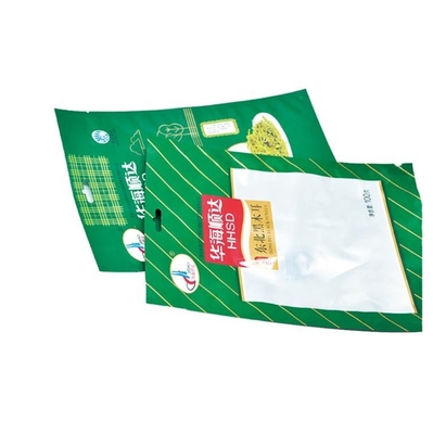 Túi đóng gói có khóa kéo 3 mặt bằng nhựa có thể tùy chỉnh, hàn nhiệt và hàn lại, là túi đóng gói thực phẩm dạng phẳng
