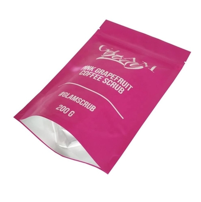 Túi khóa zip bao bì thực phẩm, cà phê, gia vị, muối tắm bằng lá nhôm in tùy chỉnh, túi xà phòng màng polyester plastic