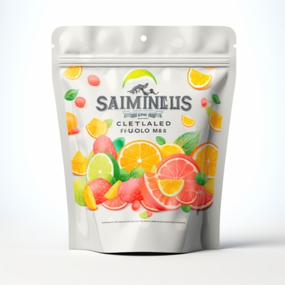 Vật liệu nhựa Laminated Eco-Friendly Gummy Bag Vỏ vải thẳng thắn Bao bì 100% tái chế chất lượng cao chống ẩm