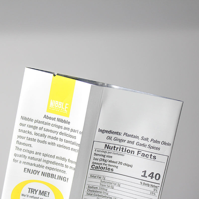 In kỹ thuật số tùy chỉnh in túi nhôm nhựa túi cà phê đồ ăn nhẹ ba mặt đóng kín túi phẳng túi trở lại đóng kín túi