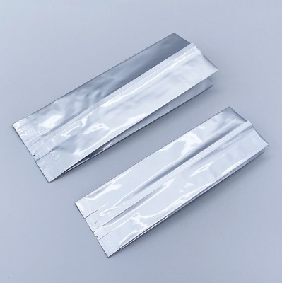 Túi bột nhôm PE chống ẩm bán buôn, ép nhiệt, có vách hông, túi hút chân không, lá nhôm để lưu trữ