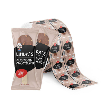 Màng cuộn nhựa in ấn tùy chỉnh bao bì thực phẩm, bao bì kem, màng cuộn cán màng nhôm