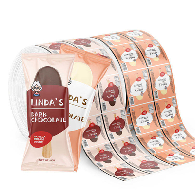 Màng cuộn nhựa in ấn tùy chỉnh bao bì thực phẩm, bao bì kem, màng cuộn cán màng nhôm