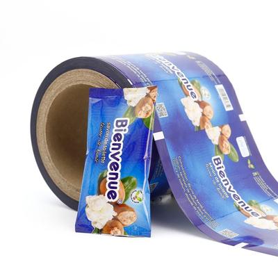 Hot Sale Custom Printed Laminated Food Grade Plastic Roll Film Flexible Packaging For Soap Wrapping
