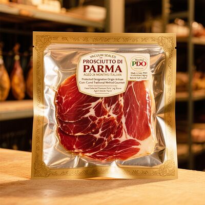 Logo tùy chỉnh 3 mặt niêm phong Bao bì nhựa Lưu trữ thực phẩm Mylar túi niêm phong chân không Cá bao bì thực phẩm túi chân không với logo