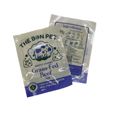 Thẻ in 3 mặt phù hợp với bao bì thực phẩm bao gồm đồ ăn nhẹ kẹo cà phê trà bột và thực phẩm khô với vết rách và khóa khóa