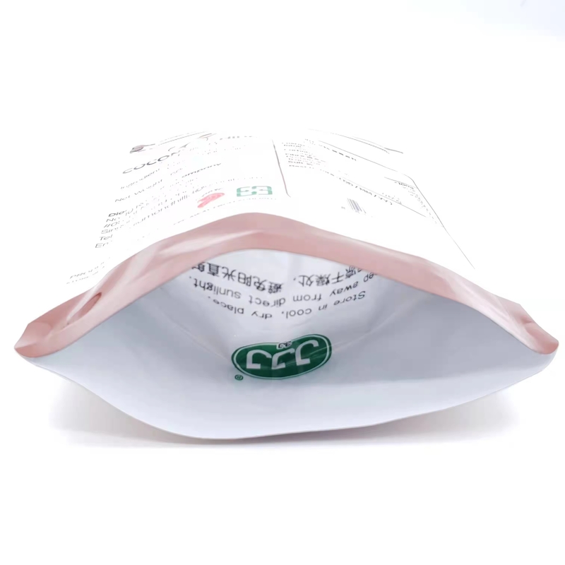 Chất in tùy chỉnh 3 bên túi niêm phong cửa sổ rõ ràng 1000g đứng lên túi đóng gói cho 1000g đồ ăn nhẹ