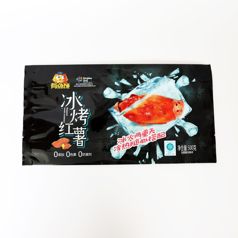Bao bì thực phẩm tùy chỉnh túi niêm phong sau túi cho thực phẩm đông lạnh khoai tây ngọt túi bao bì thực phẩm