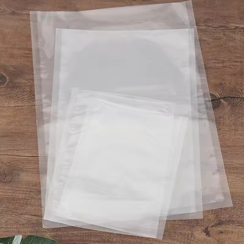 15cm*20cm*70mic Plastic Nylon Vacuum Bag Food Storage Vacuum Sealer Bag Cho thịt bò