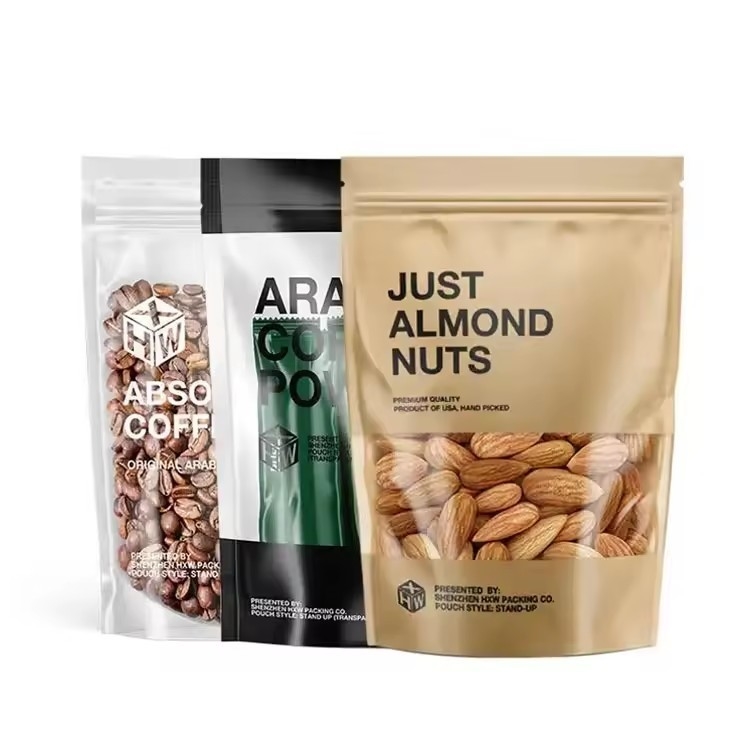 Nhập khẩu bán buôn Logo nhựa đồ ăn nhẹ Mango Dried Fruit Packaging Stand Up Pouch Dry Food Packaging Bag