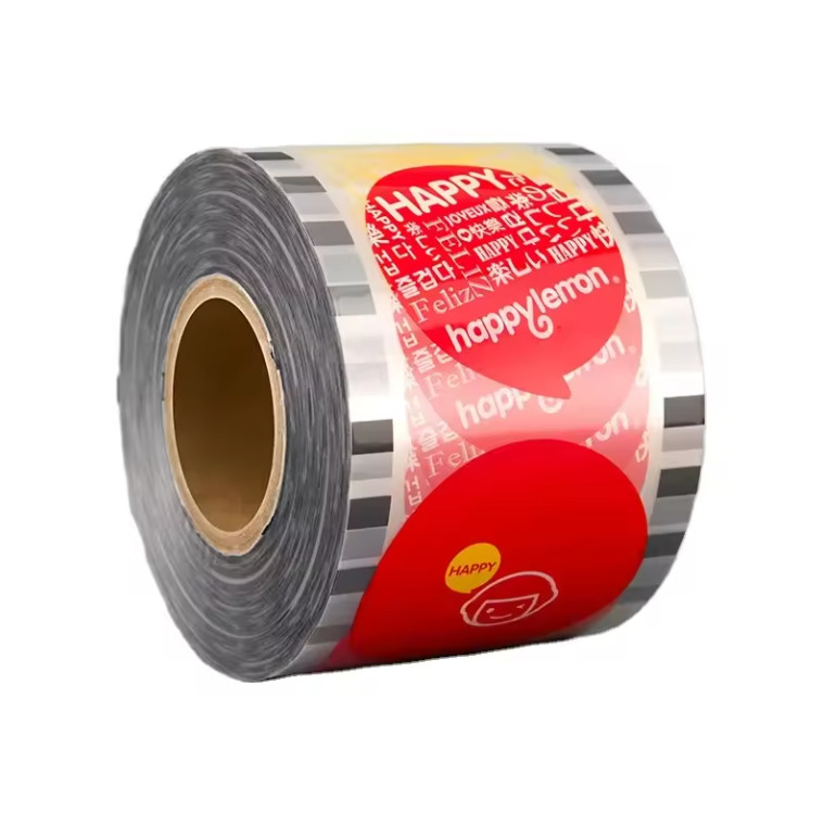 Laminated nhựa cuộn niêm phong phim bao bì tùy chỉnh in 90mm 95mm phổ biến niêm phong phim Pp giấy phim cho bong bóng trà