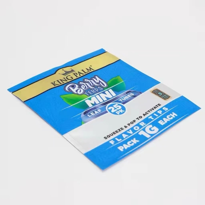 In kỹ thuật số 3.5g 7g 14g 28g Thẻ chống mùi Mylar Thẻ chống trẻ em Nhựa nhôm có thể mở lại Thẻ niêm phong 3 mặt