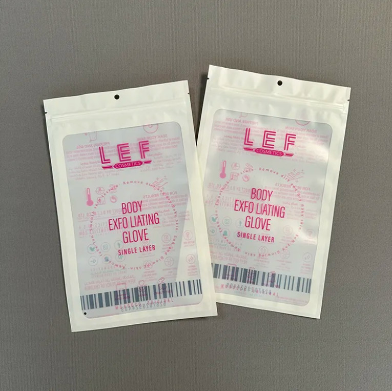 Găng tay minh bạch Bao bì túi niềng băng cho đeo tay găng tay mỹ phẩm túi niềng nhựa Mylar Three Side Seal