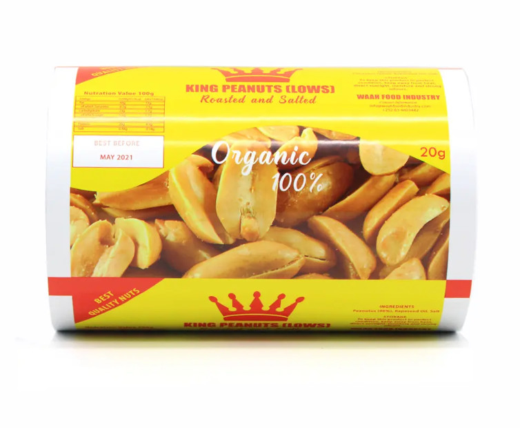 Đồ ăn bán buôn Chips in Bao bì túi Laminate cuộn PET túi nhựa cuộn Mylar nhôm bao bì phim cuộn