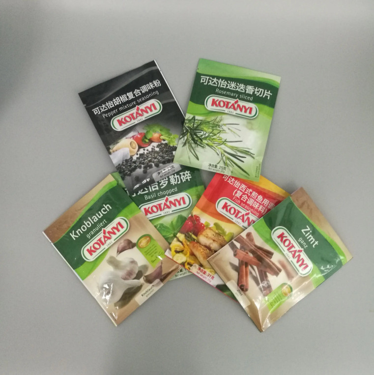 Rosemary sliced Seasoning Plastic Packaging Thẻ nhỏ 3 mặt