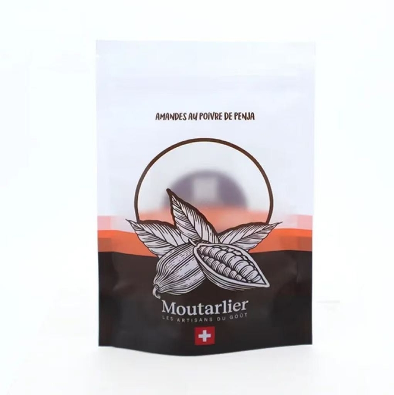 Túi nhựa tùy chỉnh Túi đóng gói thực phẩm Túi nhựa nhôm Mylar Zipper Ziplock Thùng đứng lên túi túi xách đồ ăn đóng gói gia vị
