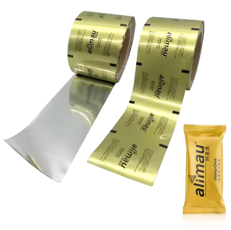 Đặt hàng tùy chỉnh có sẵn Bao bì phim cuộn cho bao bì thực phẩm với logo tùy chỉnh và hình ảnh độc đáo