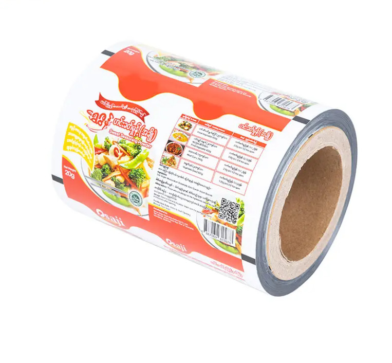 In tùy chỉnh Bộ phim đóng gói tự động Lớp nhôm in bột gà gia vị đồ ăn nhẹ Chips Rô-lô đóng gói thực phẩm