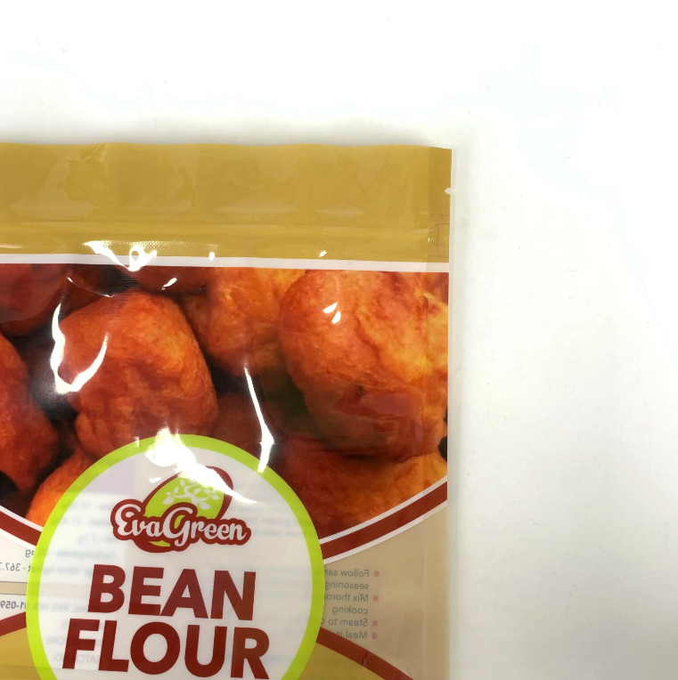 Hỗn hợp với môi trường túi nhựa có thể đóng lại đậu bột kẹo bánh quy đồ ăn nhẹ gói túi đứng lên Zipper pouch cho thực phẩm