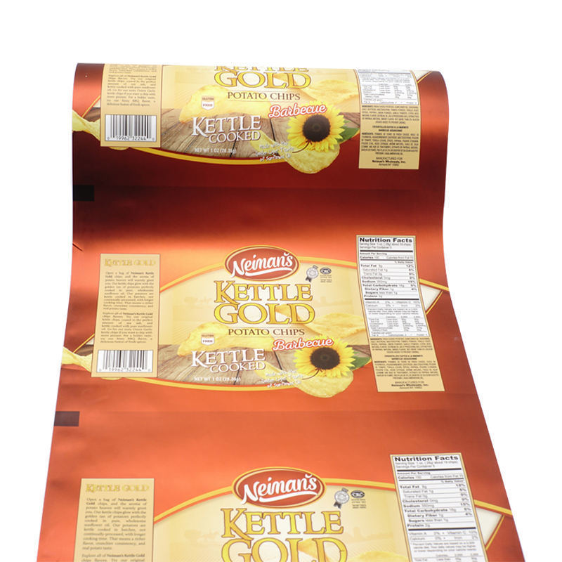 Cuộn màng nhựa BOPP/VMCPP tráng phủ dùng cho máy đóng gói thực phẩm